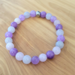 Gradient Purple Morgan and Purple Mica Chalcedony