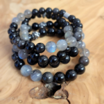 Labradorite and Black Mixing Sandstone