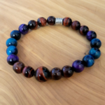 Purple and Turquoise Tiger Eye